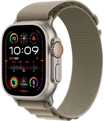 Часы Apple Watch Ultra 2 49 мм Titanium Case GPS + Cellular Olive MREX3  Alpine Loop S - купить в интернет-магазине Electrogor.ru. Цены,  характеристики и доставка в Москве