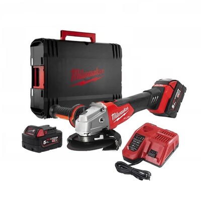 Аккумуляторная угловая шлифмашина Milwaukee M18 fsag125XB-502X 4933478430