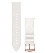 Ремешок Garmin Quick Release 20 mm Leather White Rose Gold 010-12691-0B