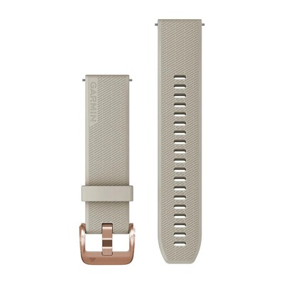 Ремешок Garmin Quick Release 20 mm Silicone Beige Rose Gold 010-13114-02