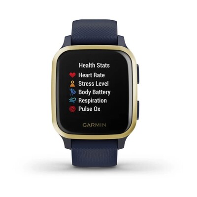 Часы Garmin Venu Sq Music Edition Navy/Light Gold 010-02426-12 фото 2