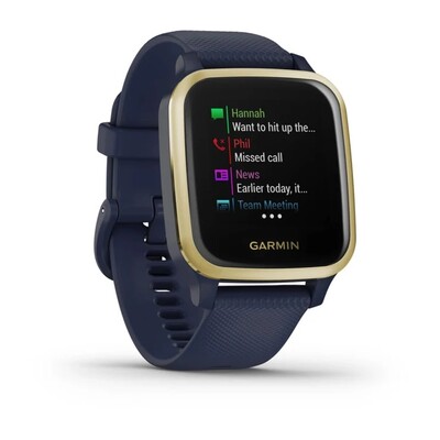 Часы Garmin Venu Sq Music Edition Navy/Light Gold 010-02426-12 фото 3