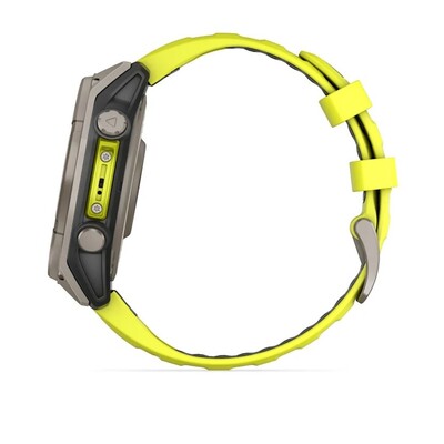 Часы Garmin Fenix 8 47mm Solar Sapphire Titanium Yellow 010-02906-21 фото 12