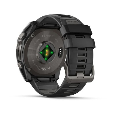 Часы Garmin Fenix 8 51mm Amoled Sapphire Titanium Carbon Gray 010-02905-21 фото 11